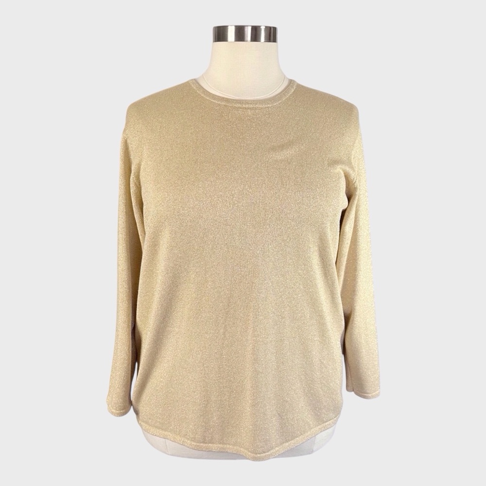 Lane Bryant Metallic Shimmer Knit‎ Sweater